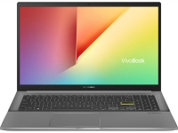 Ноутбук ASUS VivoBook S533EA i5-1135G7 16Gb SSD 512Gb Intel Iris Xe Graphics 15,6 FHD IPS Cam 50Вт*ч No OS Черный S533EA-BQ330 90NB0SF3-M06140
