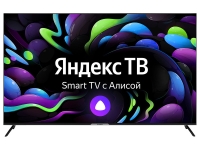 Телевизор Hyundai 65” LED, UHD, Smart TV (Яндекс.ТВ), Звук (16 Вт (2x8 Вт), 3xHDMI, 2xUSB, 1xRJ-45, Черный, H-LED65BU7003
