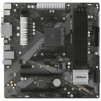 Asrock B450M PRO4 R2.0 Soc-AM4 AMD B450 4xDDR4 mATX AC`97 8ch(7.1) GbLAN RAID+VGA+DVI+HDMI